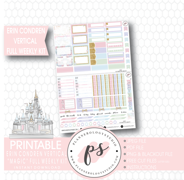 Jolly Holly // Standard Vertical Monthly Planner Stickers –  macandgraydesigns