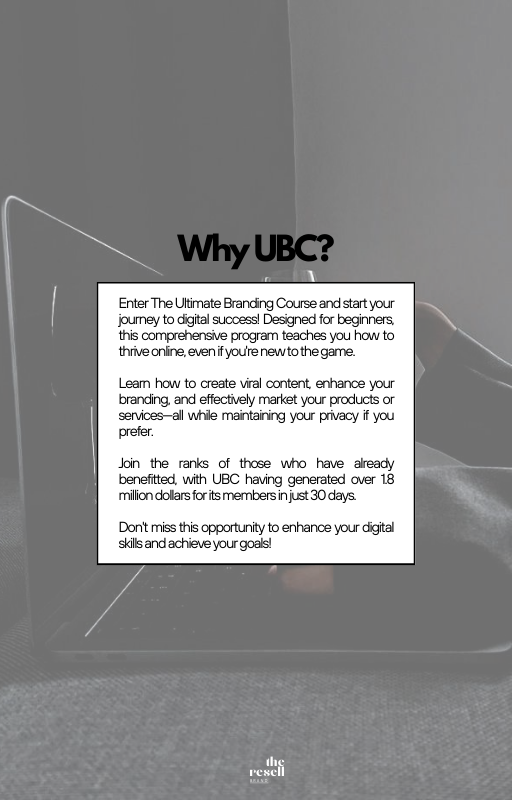 Free ebook: Official Ultimate Branding Course UBC Preview Sneak Peek Guide Lead Magnet Freebie | Viral Digital Marketing Course