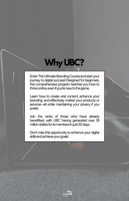 Free ebook: Official Ultimate Branding Course UBC Preview Sneak Peek Guide Lead Magnet Freebie | Viral Digital Marketing Course