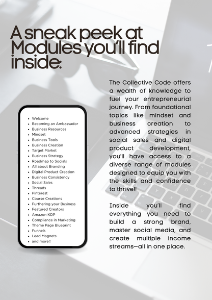 Free eBook: The Collective Code Sneak Peek Lead Magnet Freebie | Digital Marketing Course