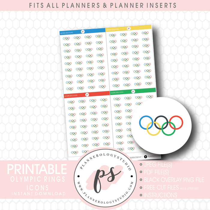 Erin Condren 2018 Color Scheme Half Boxes & Header Printable Planner S –  Plannerologystudio